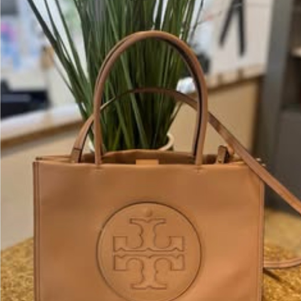 Tory Burch Beige Leather Tote